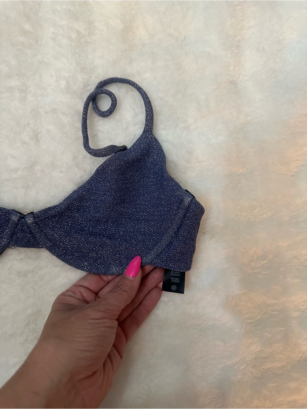 Beach Riot Purple Shimmer Underwire Bikini Set - Picture 9 of 12